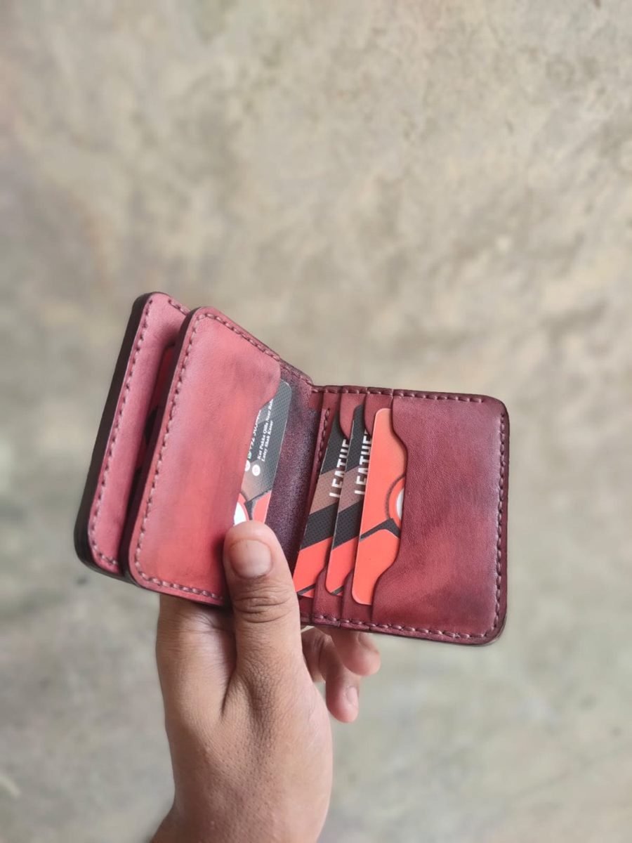 Burgundy Bifold Wallet - view 3