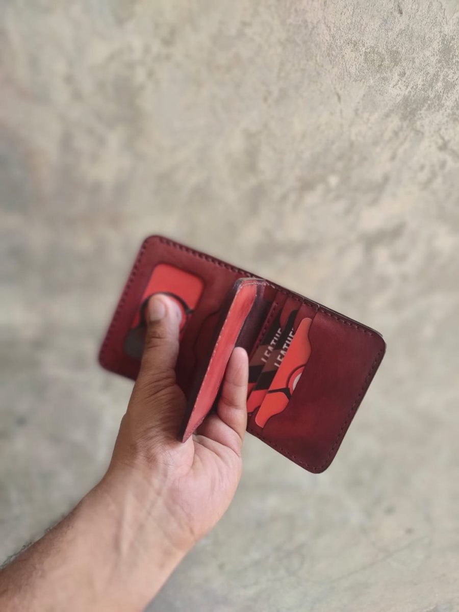 Burgundy Bifold Wallet - view 4