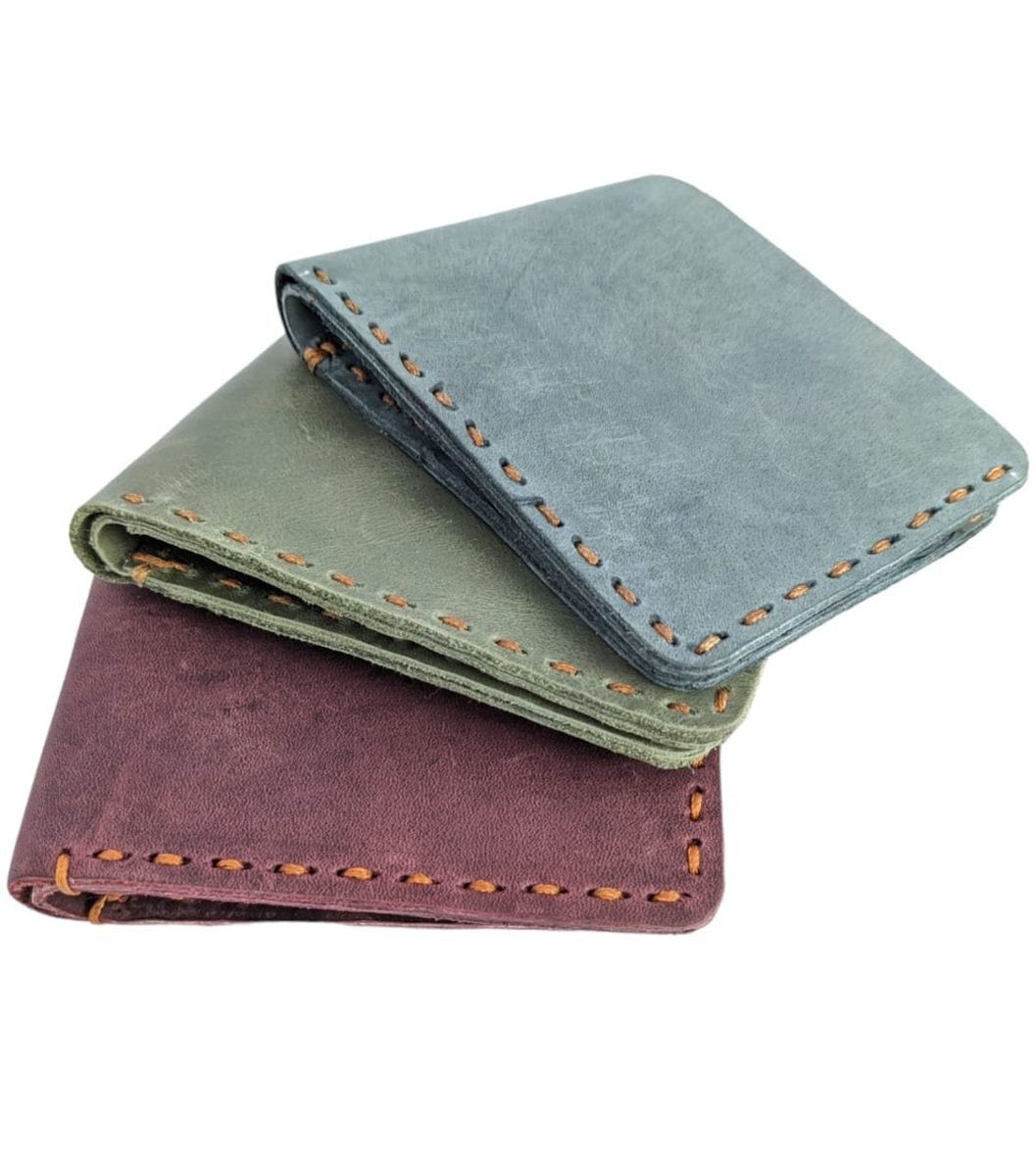 Crazy Horse Leather Bifold Wallet
