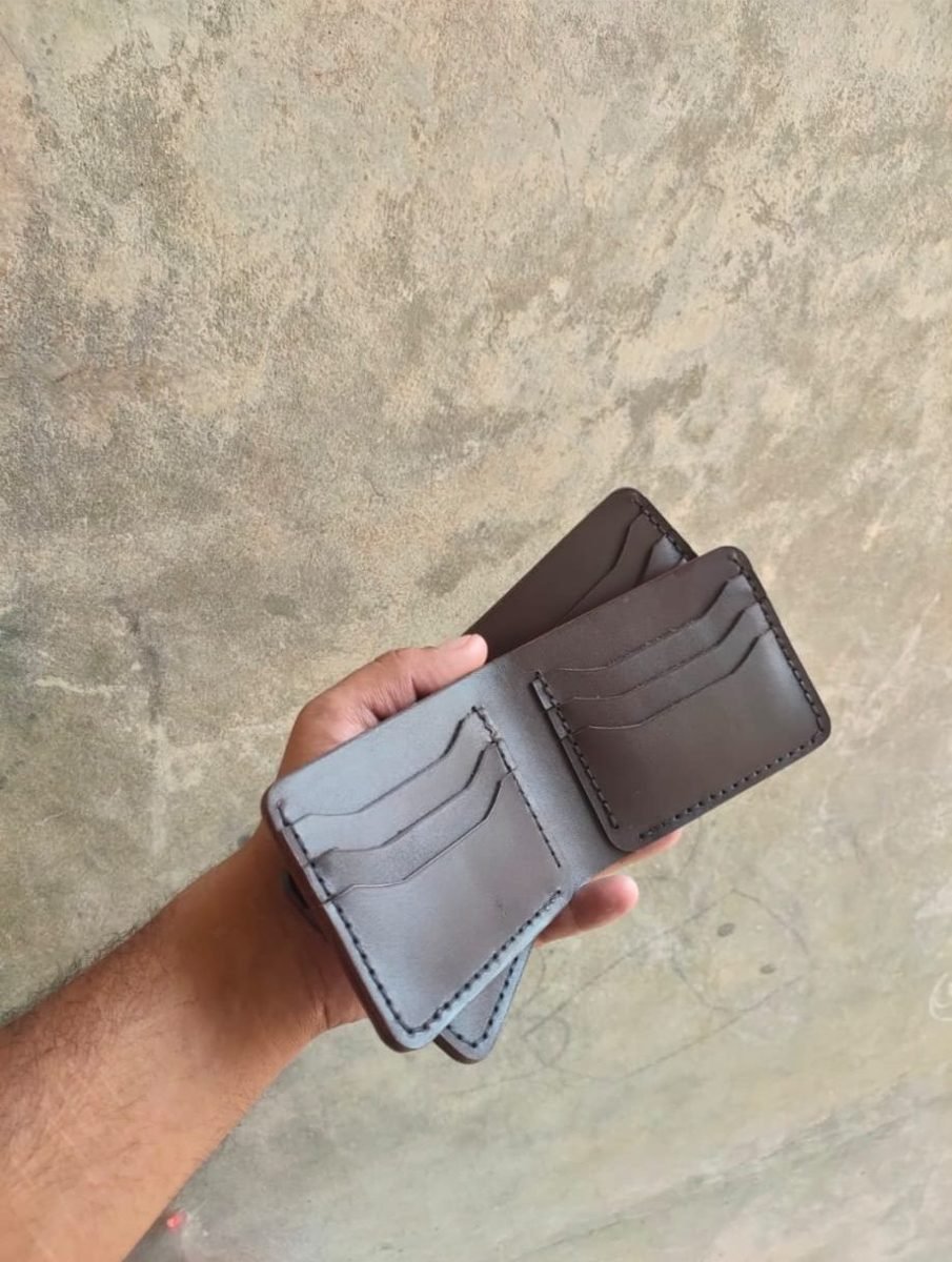 Grey & Brown Two-Tone Wallet - view 3