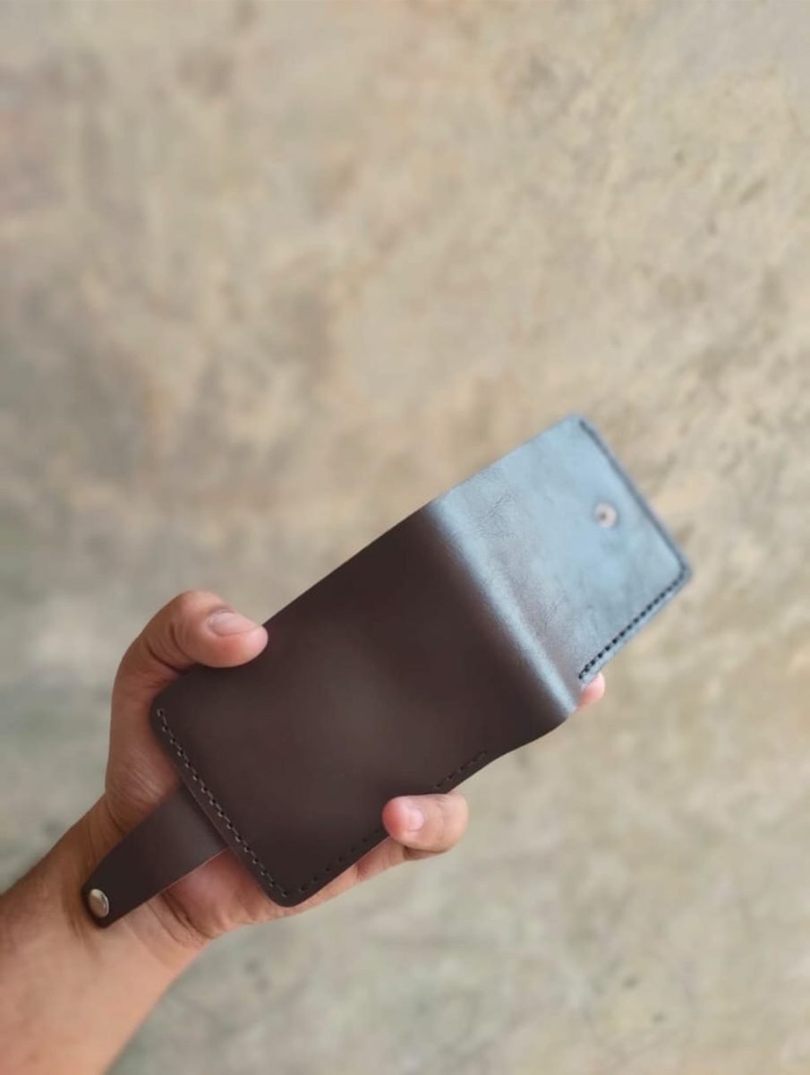 Grey & Brown Two-Tone Wallet - view 4
