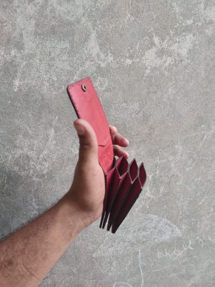 Red Accordion Card Holder - view 3