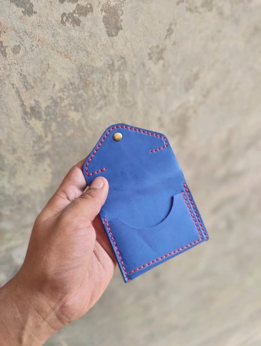 Royal Blue Envelope Card Holder - view 4