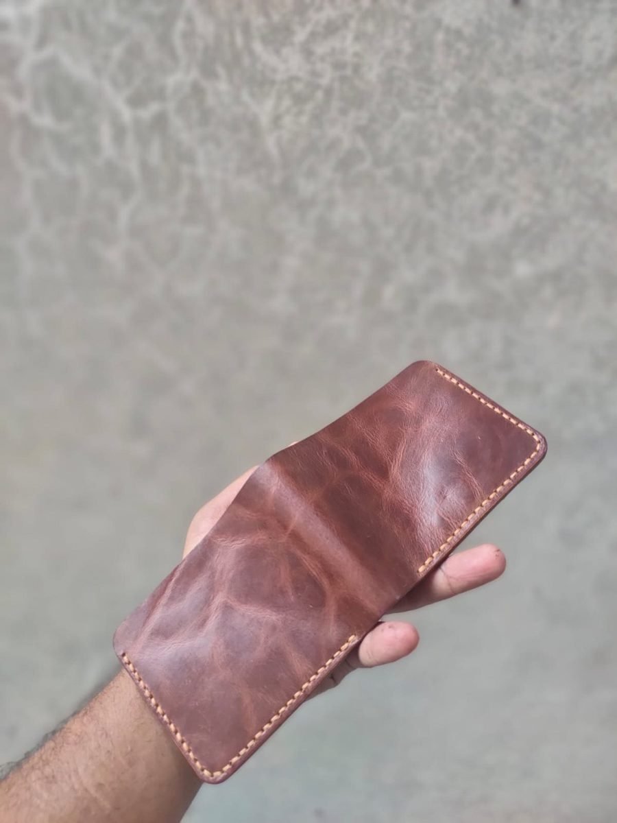 Tan Bifold Wallet with ID Window - view 2