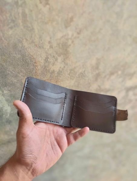 Grey & Brown Two-Tone Wallet