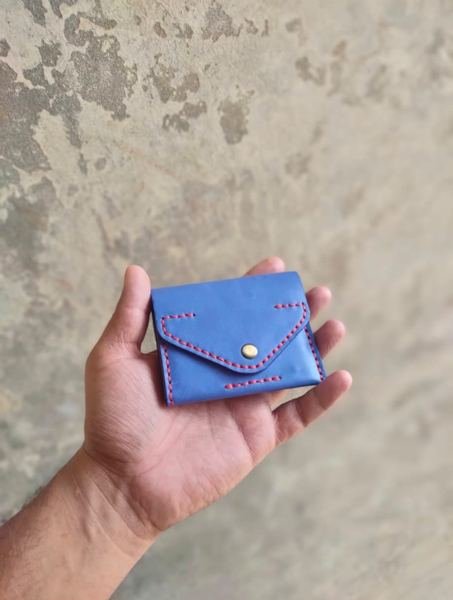 Royal Blue Envelope Card Holder